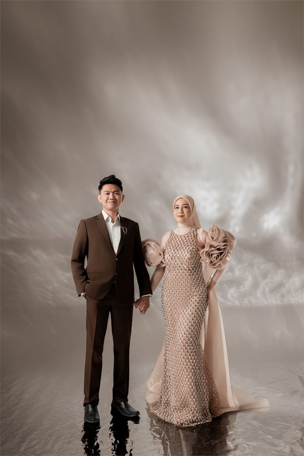 Billy dan Dina dalam sesi prewedding