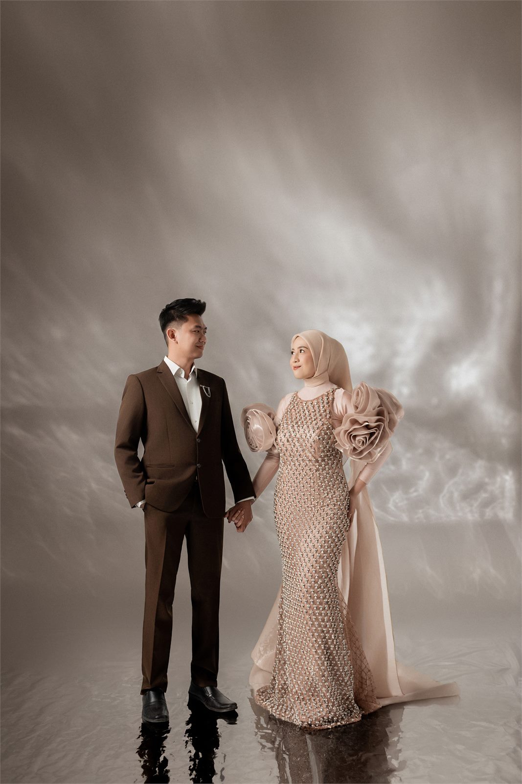 Billy dan Dina dalam sesi prewedding