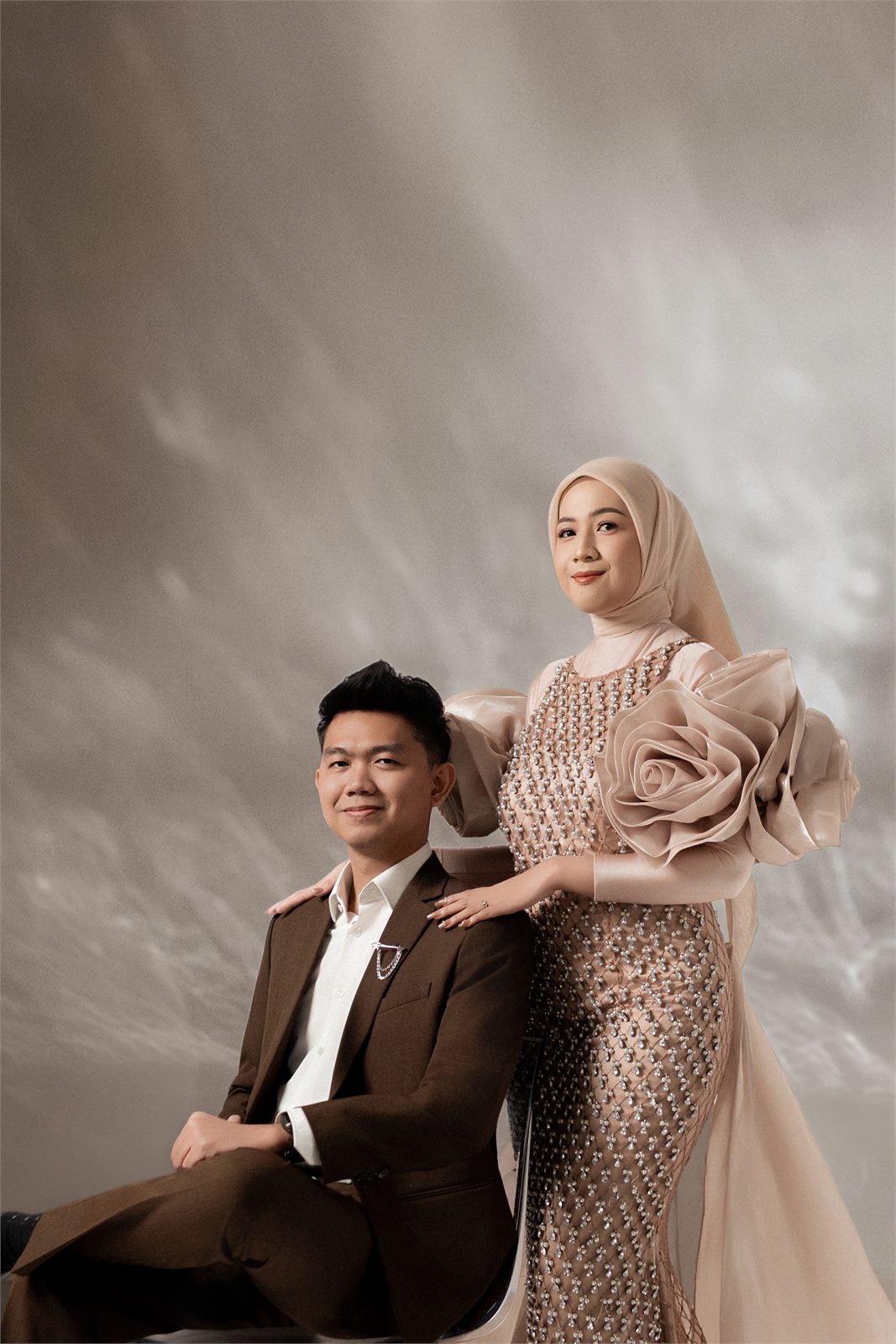 Billy dan Dina dalam sesi prewedding